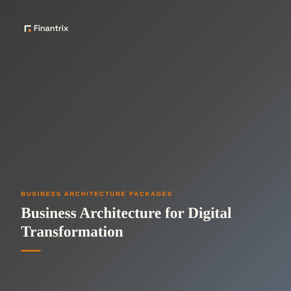Business Architecture Packages