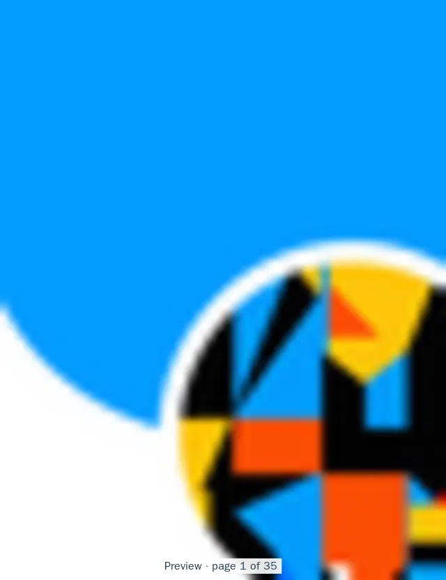 Blurred preview of page 1 of 35 of Asset Management Business Architecture Toolkit