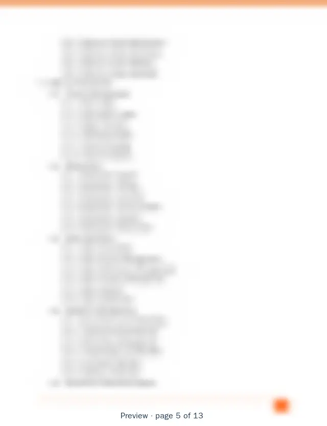 Blurred preview of page 5 of 13 of Asset Management Capability Model