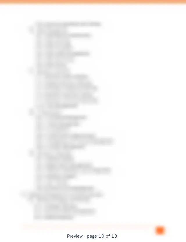 Blurred preview of page 10 of 13 of Asset Management Capability Model
