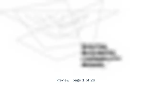 Blurred preview of page 1 of 26 of Business Architecture for Digital Transformation