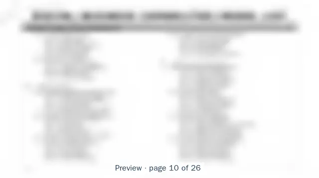 Blurred preview of page 10 of 26 of Business Architecture for Digital Transformation