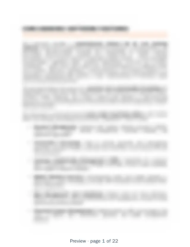 Blurred preview of page 1 of 22 of CORE BANKING SOFTWARE FEATURES