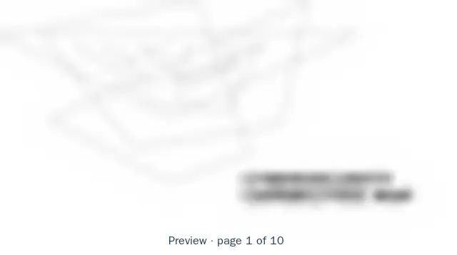 Blurred preview of page 1 of 10 of Cybersecurity Capabilities Model