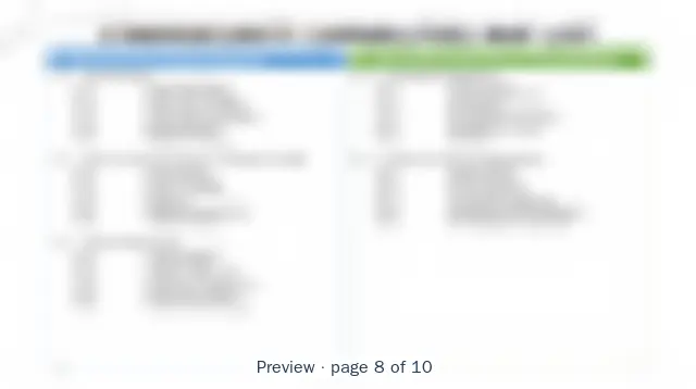 Blurred preview of page 8 of 10 of Cybersecurity Capabilities Model