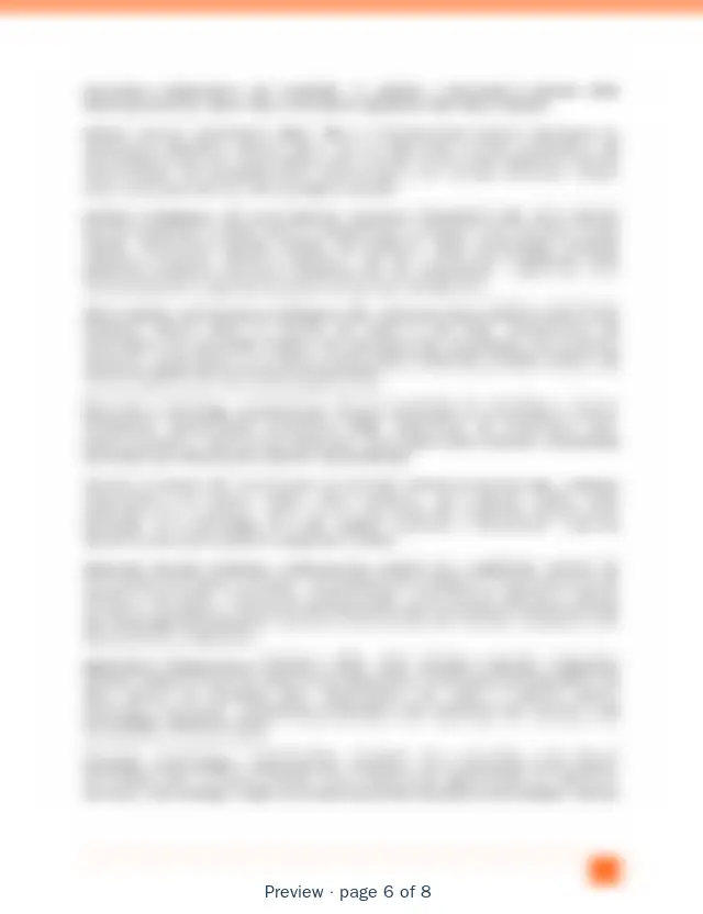 Blurred preview of page 6 of 8 of Finance Transformation Project Deliverables