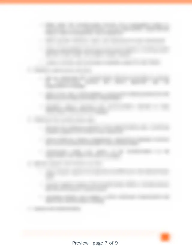 Blurred preview of page 7 of 9 of HR Transformation Project Deliverables