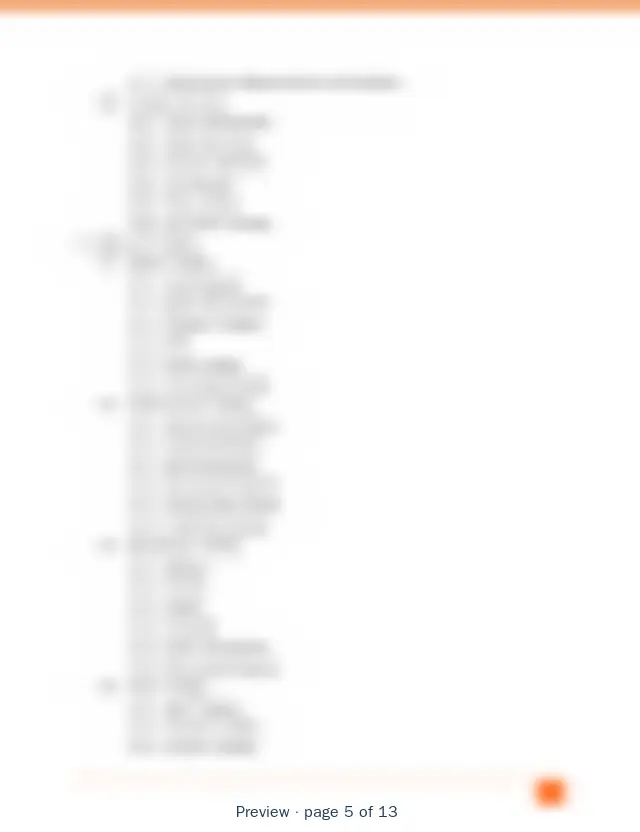 Blurred preview of page 5 of 13 of Investment Banking Capability Model