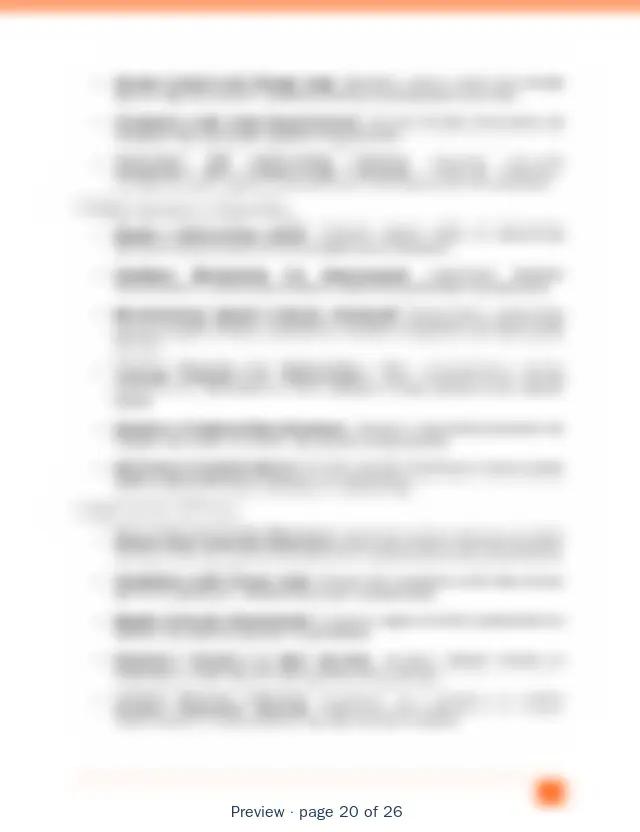 Blurred preview of page 20 of 26 of Life and Annuity Insurer Underwriting Features