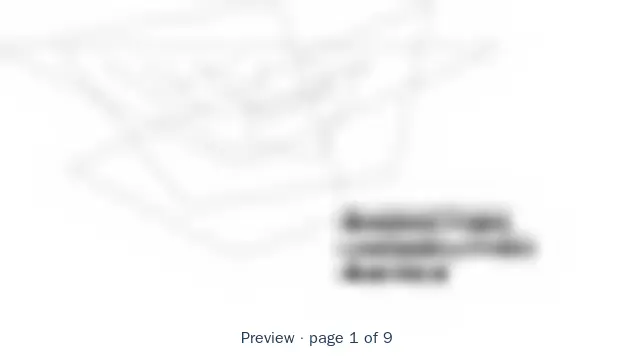 Blurred preview of page 1 of 9 of Marketing Functional Business Architecture