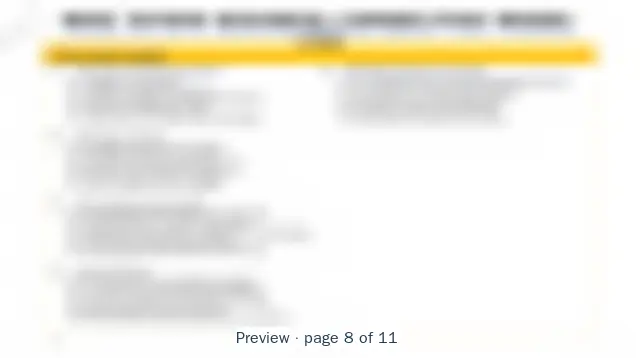 Blurred preview of page 8 of 11 of Real Estate Business Architecture Toolkit