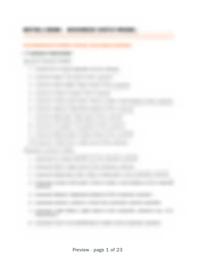 Blurred preview of page 1 of 23 of Retail Banking Business Information Model