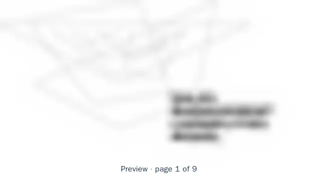 Blurred preview of page 1 of 9 of Sales Management Business Capabilities Model