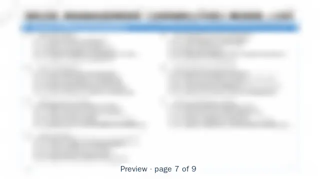 Blurred preview of page 7 of 9 of Sales Management Business Capabilities Model
