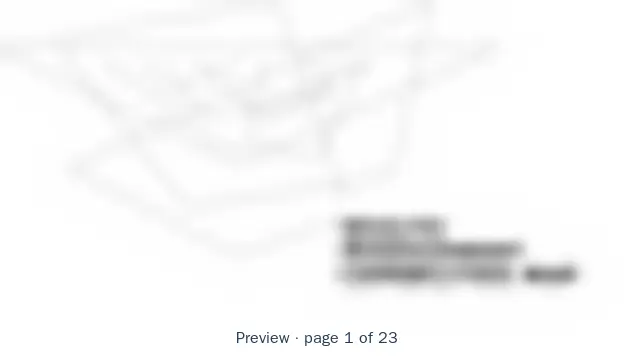 Blurred preview of page 1 of 23 of Wealth Management Business Capabilities Model