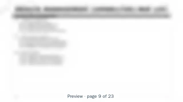 Blurred preview of page 9 of 23 of Wealth Management Business Capabilities Model