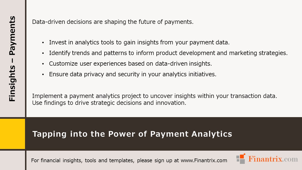 Tapping into the Power of Payment Analytics