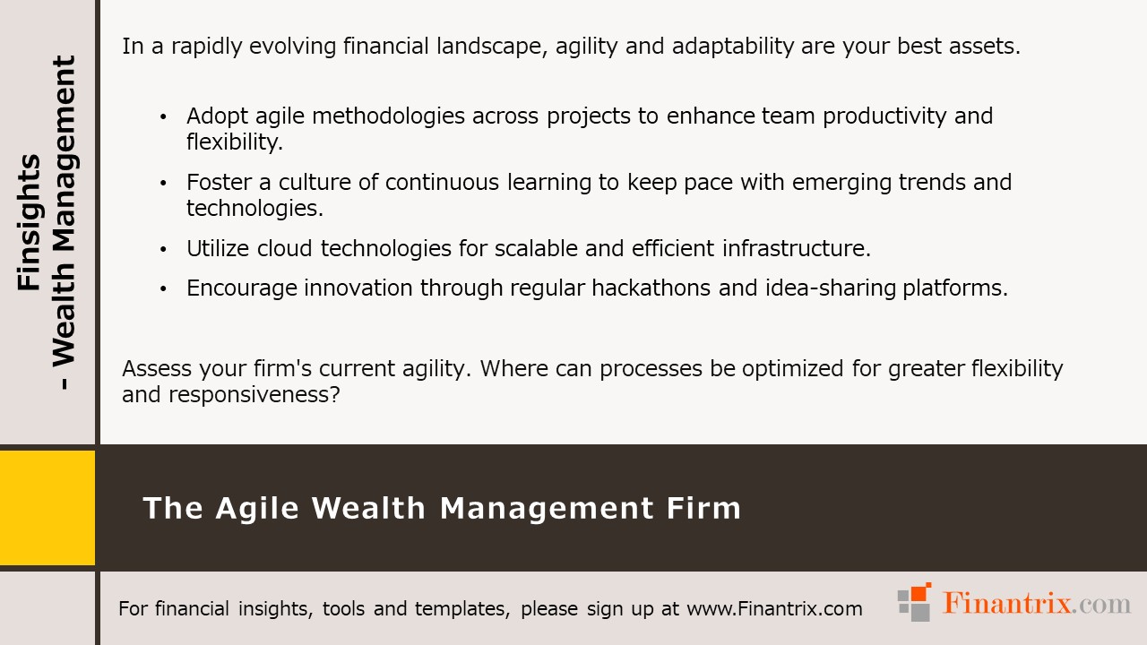The Agile Wealth Management Firm