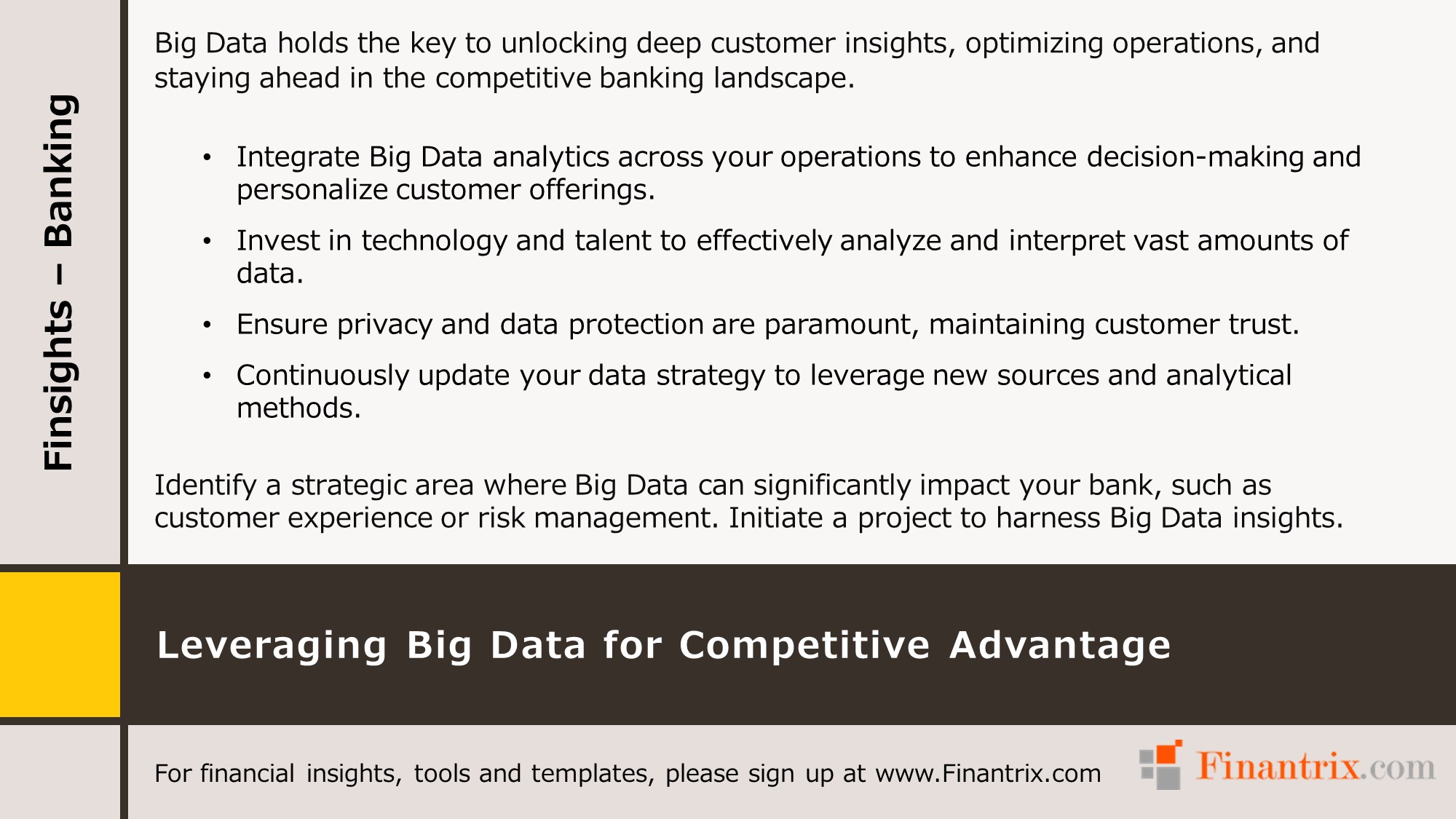 " Leveraging Big Data for Competitive Advantage"