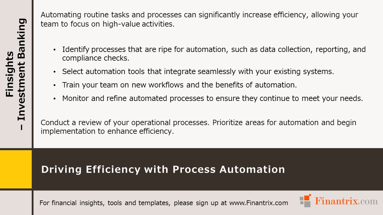 Driving Efficiency with Process Automation