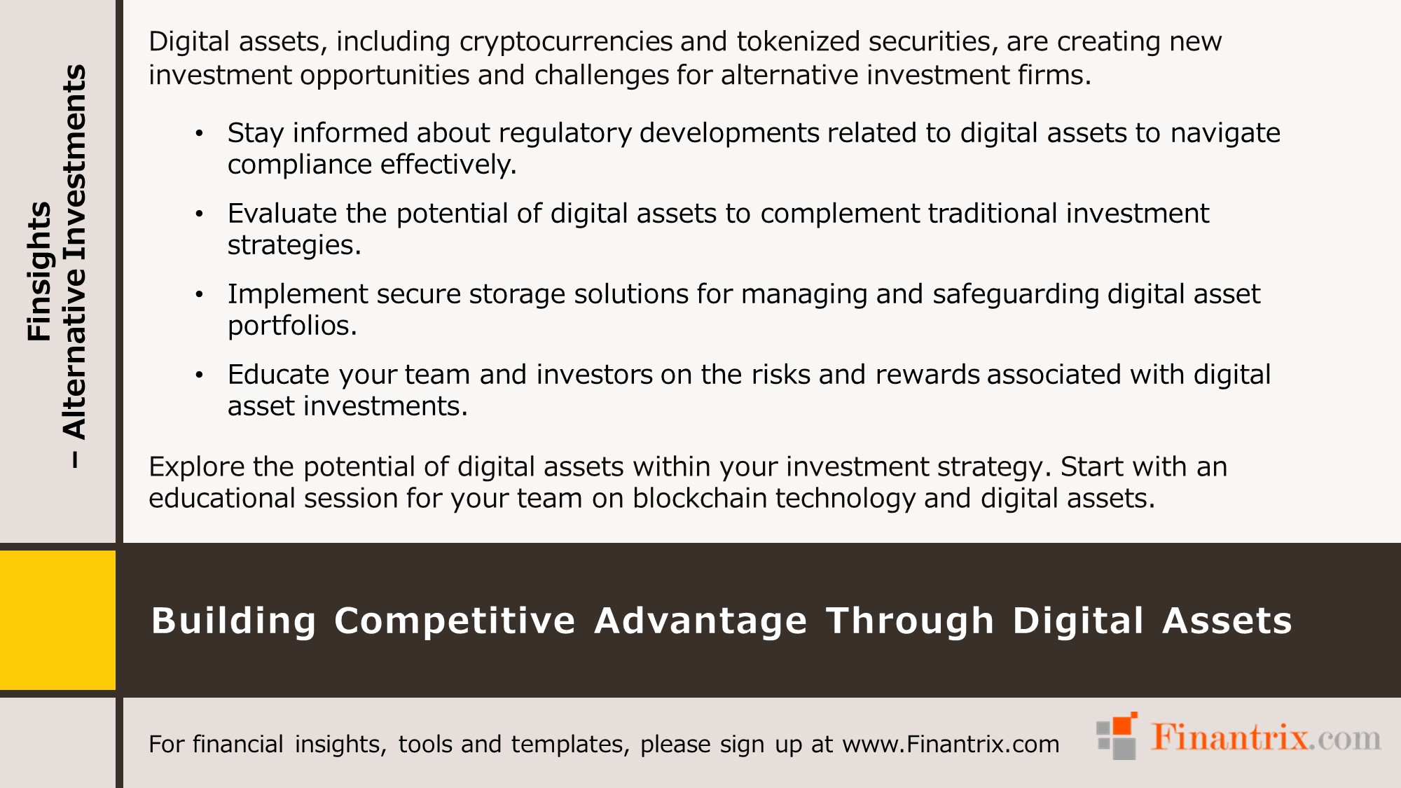 Building Competitive Advantage Through Digital Assets