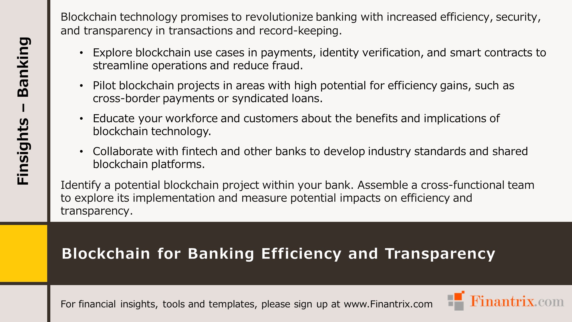 Blockchain for Banking Efficiency and Transparency