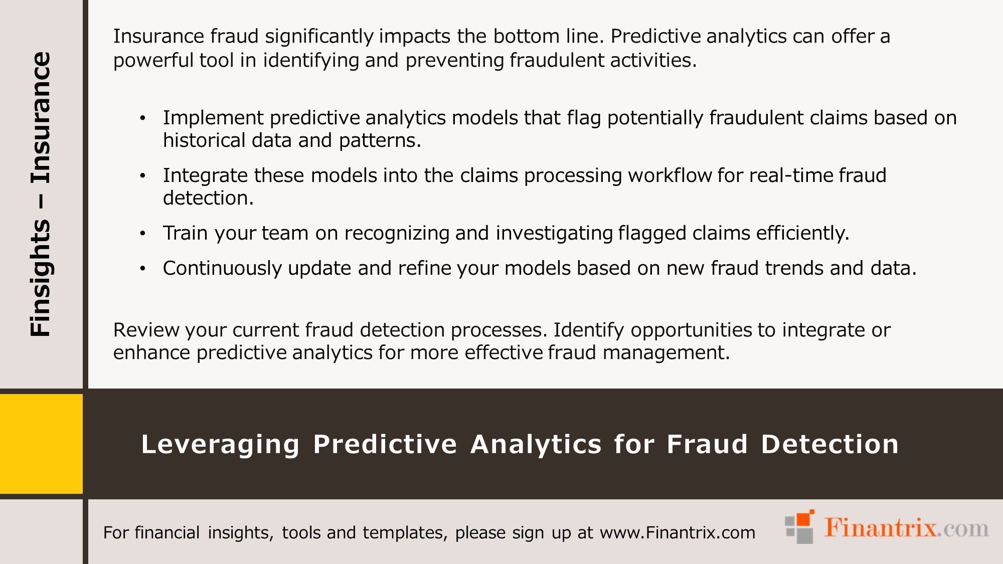 Leveraging Predictive Analytics for Fraud Detection