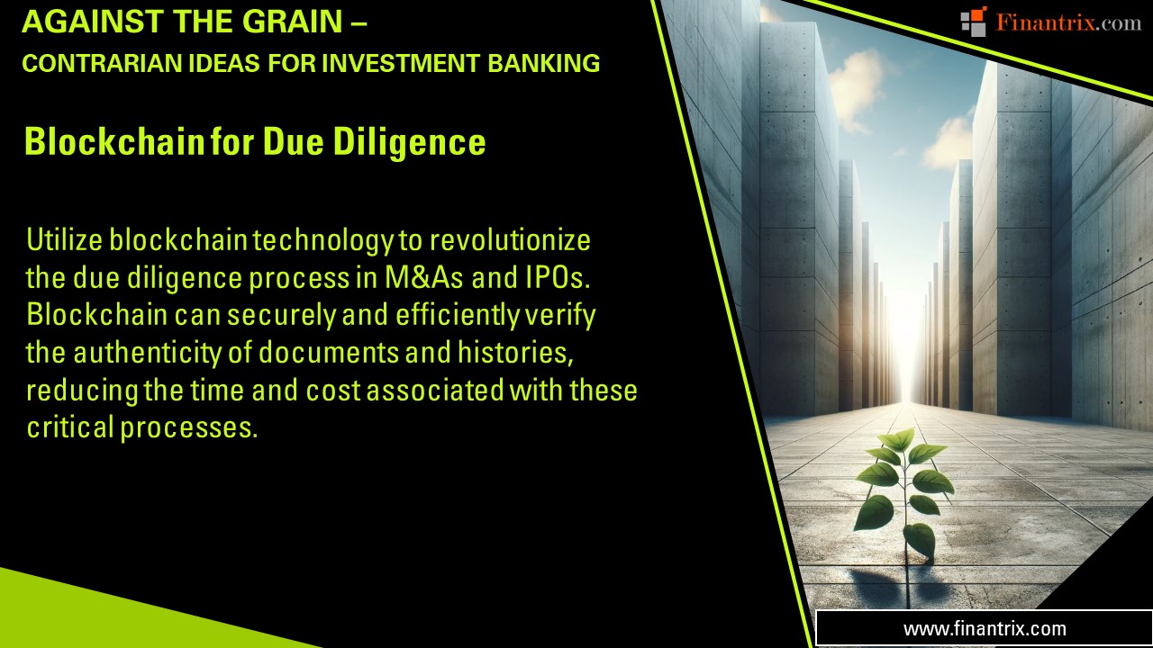 Blockchain for Due Diligence