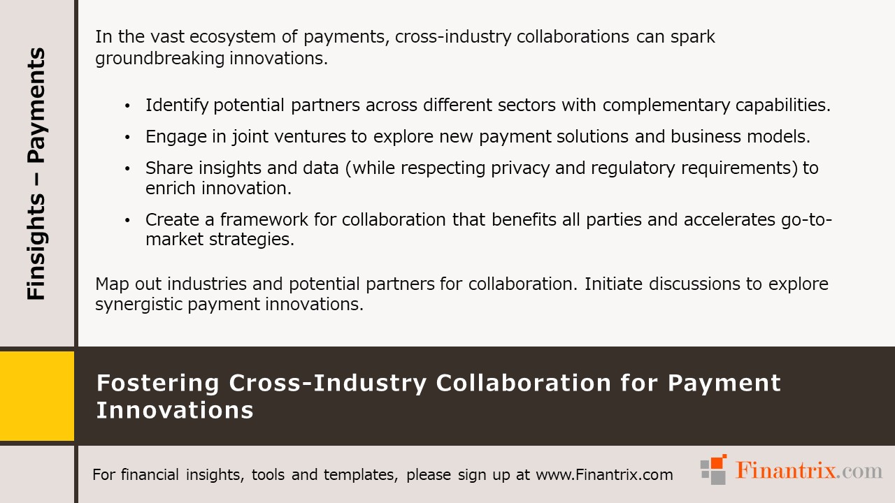 Fostering Cross-Industry Collaboration for Payment Innovations