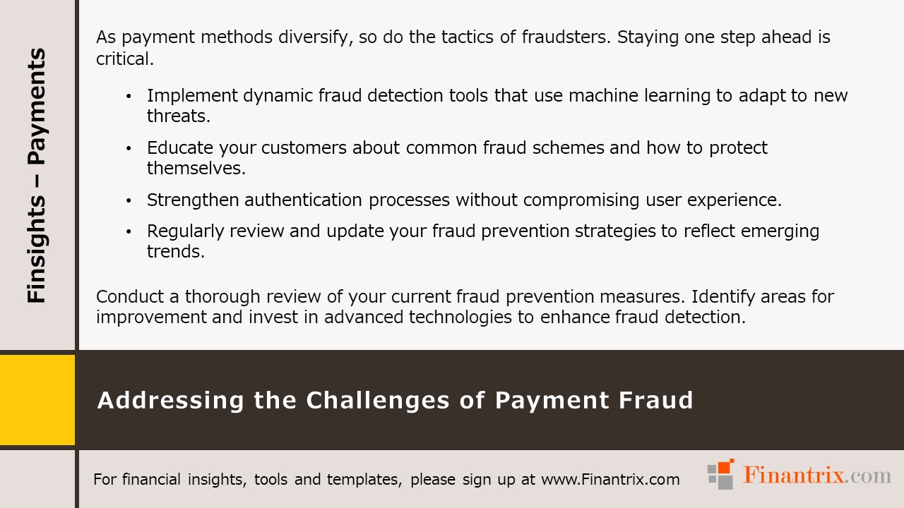 Addressing the Challenges of Payment Fraud