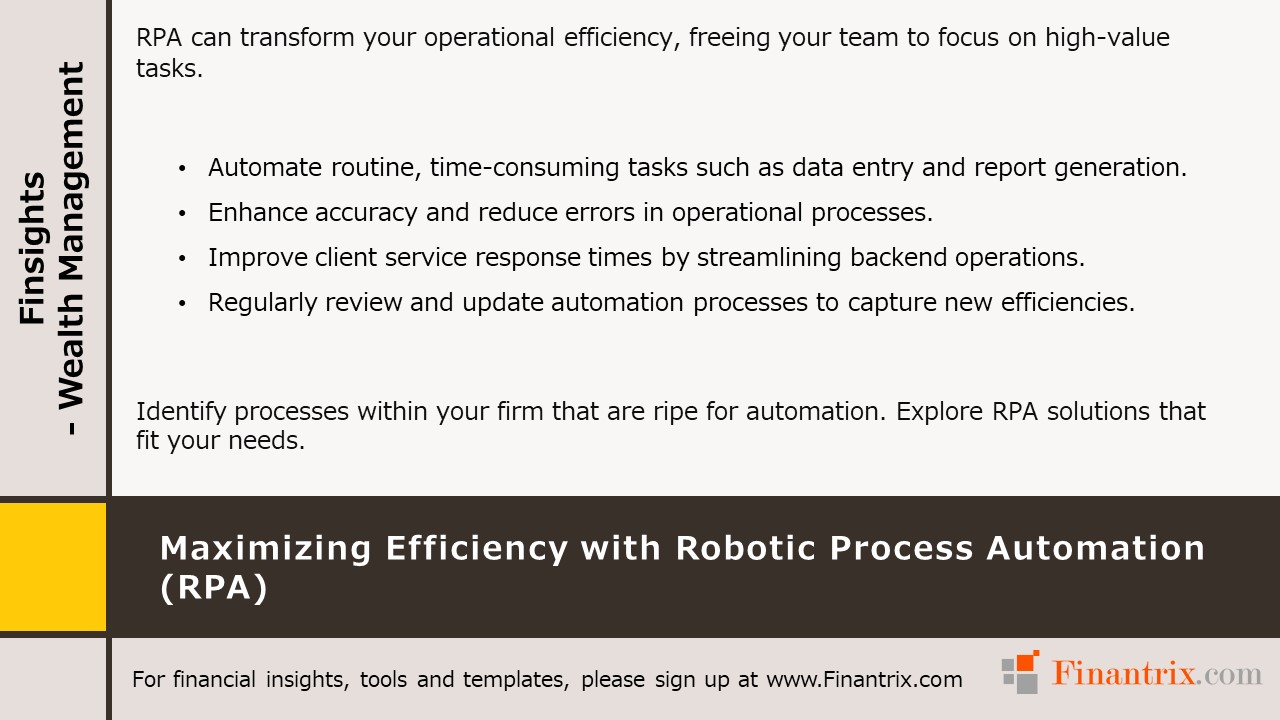 Maximizing Efficiency with Robotic Process Automation (RPA)