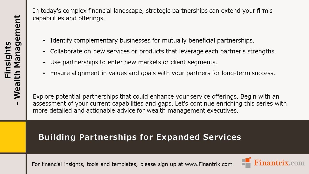 Building Partnerships for Expanded Services