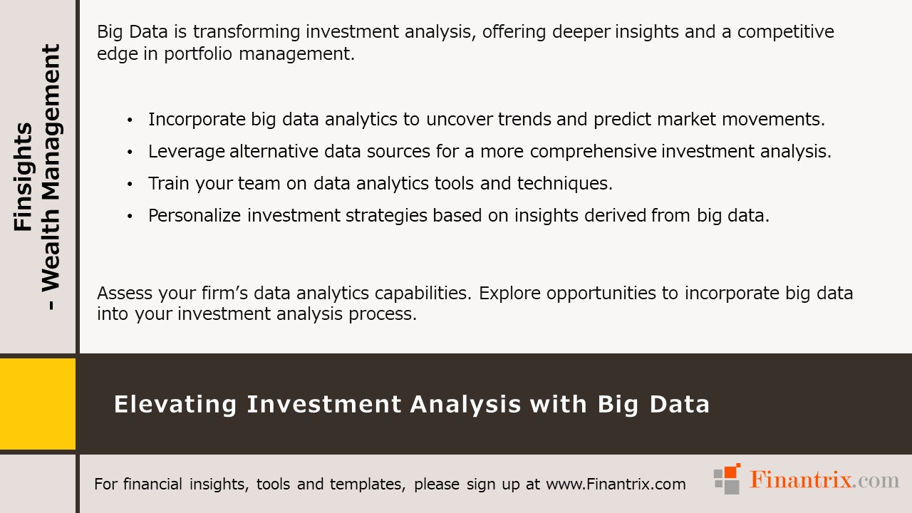 Elevating Investment Analysis with Big Data